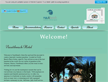 Tablet Screenshot of nautibeach.com